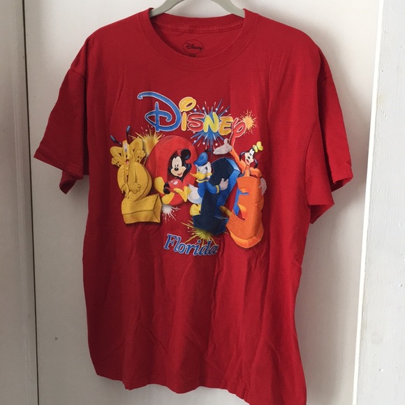 Disney Character Red XL Unisex Tshirt. 2013. - Picture 1 of 4